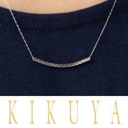 [KIKUYA] PT スマイルカーブネックレス