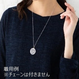 [KIKUYA] K18/K18WG ペンダントトップ 花柄