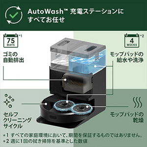 [iRobot] ルンバ Plus 405 Combo ロボット + AutoWash 充電ステーション