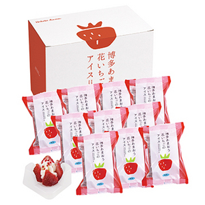★博多あまおう 花いちごのアイス