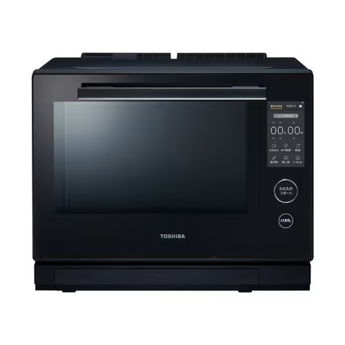 東芝 ER-D7000B(K) 過熱水蒸気オーブンレンジ 石窯ドーム 2段調理対応 30L グランブラック(宅配商品)