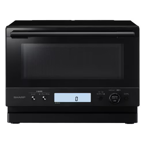 シャープ RE-WF235 オーブンレンジ 角皿スチームモデル 23L ブラック(宅配商品)