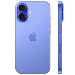 [Apple] アップル iPhone 16 128GB SIMフリー [ウルトラマリン] MYDU3J A☆