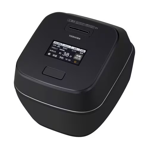 【無料長期保証1+3年付き】東芝 RC-10ZWX(K) 真空圧力IH炊飯器 炎匠炊き 備長炭かまど丸釜 5.5合炊き グランブラック