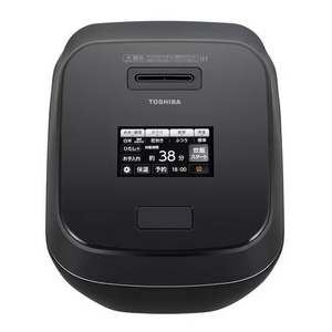【無料長期保証1+3年付き】東芝 RC-10ZWX(K) 真空圧力IH炊飯器 炎匠炊き 備長炭かまど丸釜 5.5合炊き グランブラック