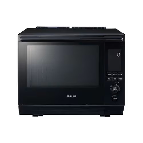東芝 ER-D3000B(K) 過熱水蒸気オーブンレンジ 石窯ドーム 2段調理対応 30L グランブラック(宅配商品)