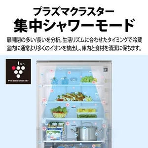 シャープ 冷蔵庫 455L 左右付替 5ドア 幅60cm プラズマクラスター シャキット野菜室 節電25モード SJ-XW46P-S シルバー系 2025年製