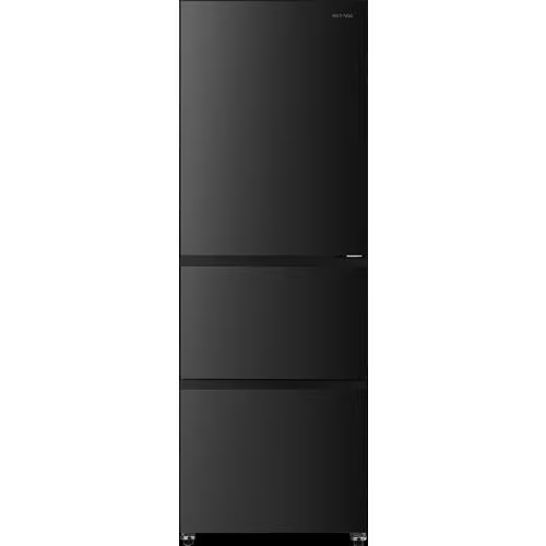 REFAGE ヤマダオリジナル冷蔵庫 358L 右開き 3ドア 幅59.8cm 自動製氷 セレクトチルド室 静音YRZ-F36MK ブラック系 2024年製