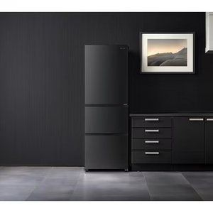 REFAGE ヤマダオリジナル冷蔵庫 358L 右開き 3ドア 幅59.8cm 自動製氷 セレクトチルド室 静音YRZ-F36MK ブラック系 2024年製