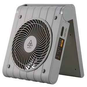 YAMADASELECT(ヤマダセレクト)  APY-600(LG) ソーラーパワーファン 4段階風量切替 モバイルバッテリーにも ライトグレー