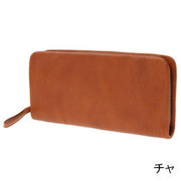 [genten] ゴートベーシック　ラウンド長財布　44360