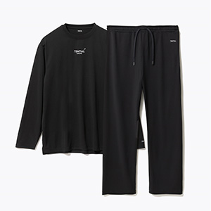 [BAKUNE] Dry Men's 上下セット（長袖Tシャツ・ロングパンツ） 
