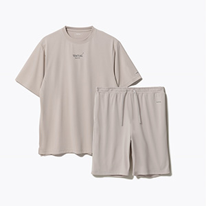[BAKUNE]  Dry Men's 上下セット（半袖Tシャツ・ショートパンツ） 