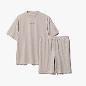 [BAKUNE]  Dry Men's 上下セット（半袖Tシャツ・ショートパンツ） 