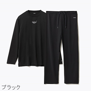 [BAKUNE] Dry Men's 上下セット（長袖Tシャツ・ロングパンツ） 