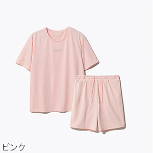 [BAKUNE] Dry Women's 上下セット（半袖Tシャツ・ショートパンツ） 