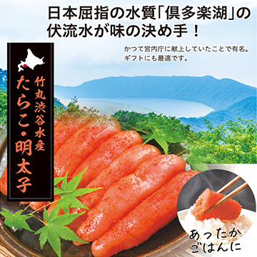 無着色たらこ&明太子セット(上切)各500g 合計1kg