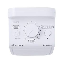 東芝 AX-WST10(W) テレビ用スピーカー AUREX 声くっきり機能搭載 ハンドル付 ホワイト
