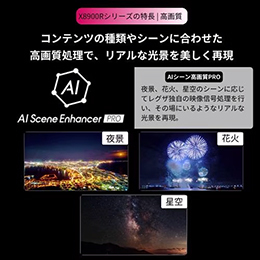 【無料長期保証1+5年付き】<ＲＥＧＺＡ>  REGZA 65X8900R 65V型有機ELテレビ X8900Rシリーズ 