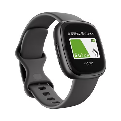 Fitbit FB521BKGB-FRCJK スマートウォッチ Fitbit Sense 2 シャドーグレー／グラファイトアルミニウム