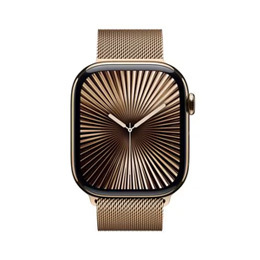 [Apple] アップル Apple Watch Series 10 GPS+Cellularモデル 46mm MC7T4J/A [ゴールドチタニウム S/M]☆