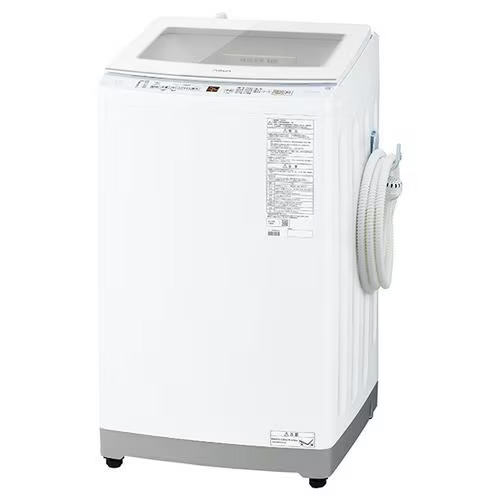 AQUA 全自動洗濯機 洗濯：8.0kg 3Dパワフル洗浄 高濃度クリーン浸透RX ほぐし仕上げ AQW-V8A（W) ホワイト系