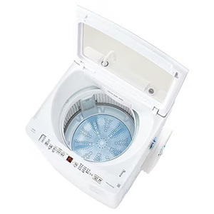 AQUA 全自動洗濯機 洗濯：7.0kg 3Dパワフル洗浄 高濃度クリーン浸透RX ほぐし仕上げ AQW-V7A（W) ホワイト系
