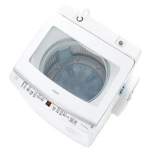 AQUA 全自動洗濯機 洗濯：7.0kg 3Dパワフル洗浄 高濃度クリーン浸透RX ほぐし仕上げ AQW-V7A（W) ホワイト系