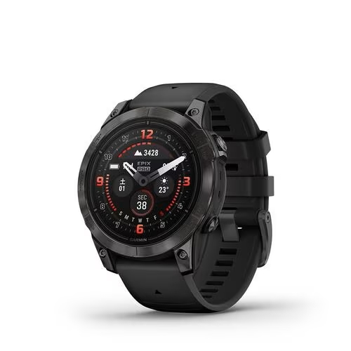 GARMIN 010-02803-52 epix Pro (Gen 2) 47mm Sapphire Ti Carbon Gray DLC ／ Black 47mm 0100280352