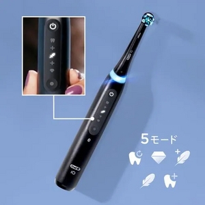 ブラウン iOG52J62KBK オーラルB 電動歯ブラシ iO5 マットブラック 歯ブラシハンドル 1本 ブラシヘッド 1本 歯磨き Oral-B 