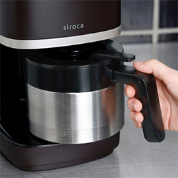 [siroca] コーン式全自動コーヒーメーカー カフェばこPRO SC-C271