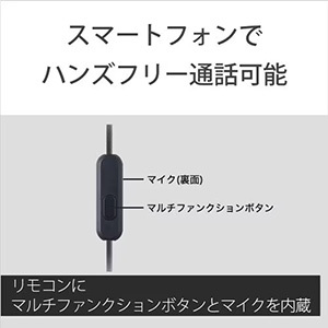 ソニー MDR-EX650AP-B スマートフォン対応 密閉型インイヤーレシーバー ブラスブラック