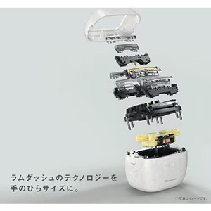 パナソニック ES-PV6A-W ラムダッシュ 5枚刃 パームイン メンズシェーバー マーブルホワイト