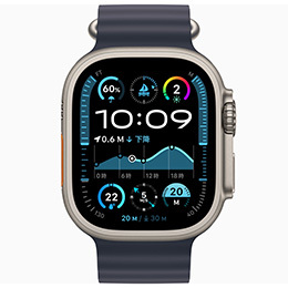 [Apple] アップル Apple Watch Ultra 2 GPS+Cellularモデル 49mm オーシャンバンド 2024年発売モデル MX4D3J/A ネイビー☆