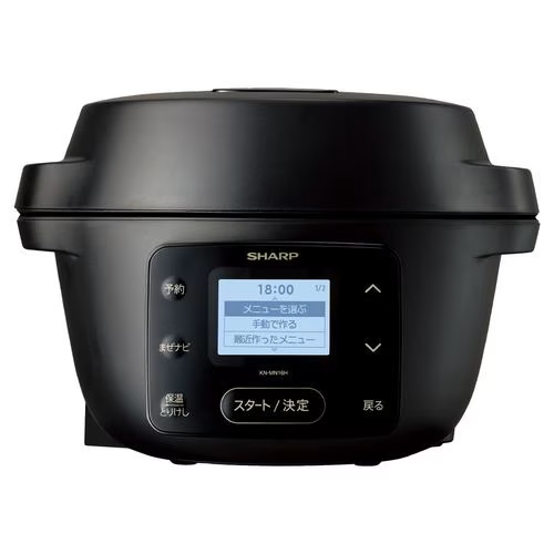 シャープ KNMN16H 自動調理鍋 ホットクック ブラック