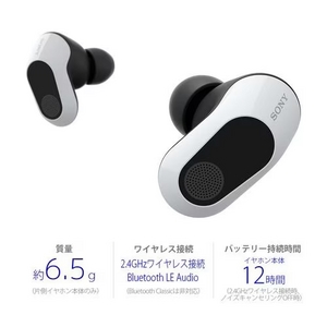 ソニー WF-G700NWZ ワイヤレスノイズキャンセリングゲーミングヘッドセット INZONE Buds  ホワイト