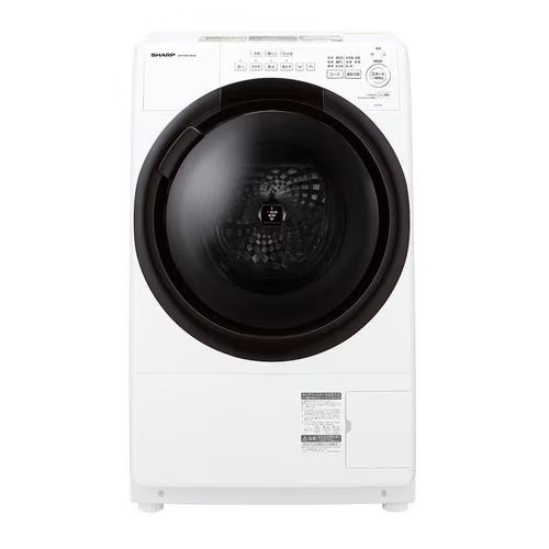 シャープ ドラム式洗濯機 右開き 洗濯7.0kg 乾燥3.5kg 幅64cm 自動お掃除 プラズマクラスター ES7S1 ホワイト系
