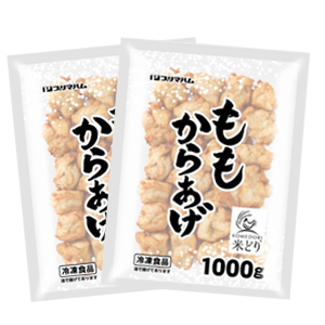 [プリマハム] 米どりももからあげセット1kg×2袋