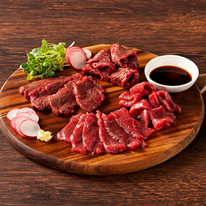 ★熊本 「フジチク」 ふじ馬さし赤身食べ比べ