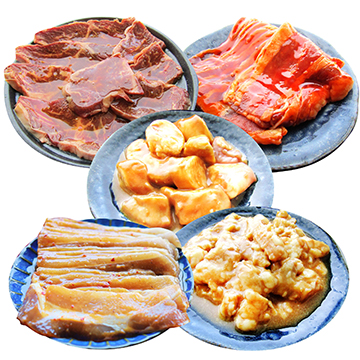 ★5種の焼肉食べ比べセット