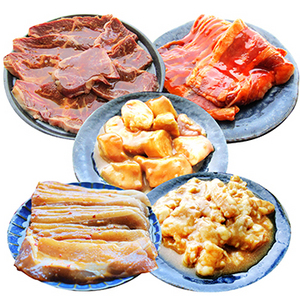 ★5種の焼肉食べ比べセット