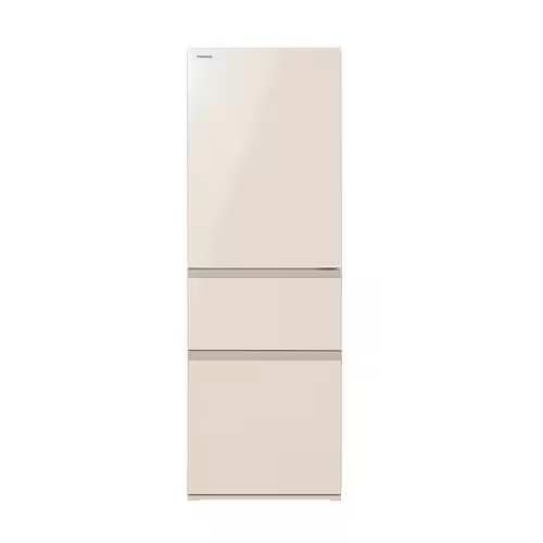 〈2025年11月24日発売予定！予約受付中〉東芝 冷蔵庫 356L 3ドア 右開き 幅 60cm 3段冷凍室 節電モード ヤマダオリジナル GR-Y36YFV(UC) ピンク系