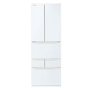 東芝 冷蔵庫 509L 6ドア 観音開き 幅 65cm 摘みたて野菜室 速鮮チルド ベジータ GR-Y510FK(EW) ホワイト系