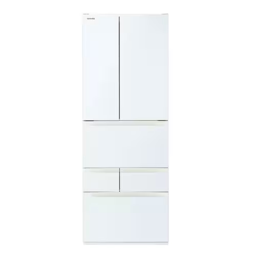 【無料長期保証1+3年付き】東芝 冷蔵庫 551L 6ドア 観音開き 幅 68.5cm 摘みたて野菜室 速鮮チルド ベジータ GR-Y550FK(EW) ホワイト系