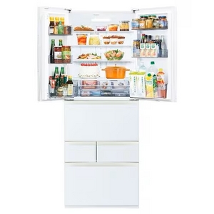 【無料長期保証1+3年付き】東芝 冷蔵庫 551L 6ドア 観音開き 幅 68.5cm 摘みたて野菜室 速鮮チルド ベジータ GR-Y550FK(EW) ホワイト系