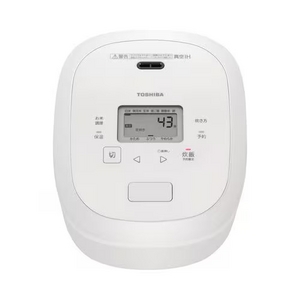 東芝 RC-10RXA(W) 真空IH炊飯器 炎 匠炊き 5.5合炊き ミルキーホワイト