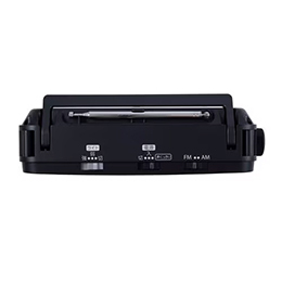 東芝 AX-HR50(K) LEDライト付きホームラジオ 声くっきり機能搭載 高音質スピーカー ブラック