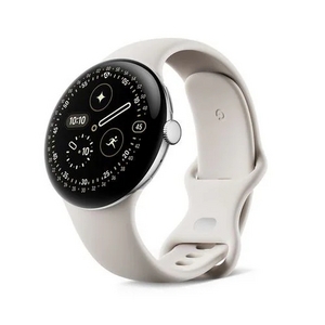 Google GA09308-US スマートウォッチ Google Pixel Watch 4 45mm Polished Silver／Porcelain