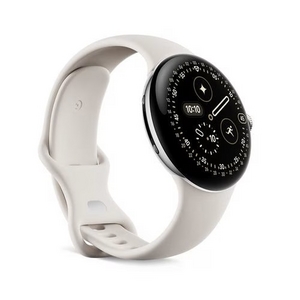 Google GA09308-US スマートウォッチ Google Pixel Watch 4 45mm Polished Silver／Porcelain