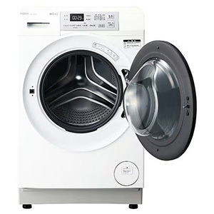 【無料長期保証1+3年付き】AQUA ドラム式洗濯機 右開き 洗濯8.0kg 乾燥4.0kg 幅幅59.5cm お湯洗い まっ直ぐドラム AQW-SD8A-R(W) ホワイト系 ヒートポンプ